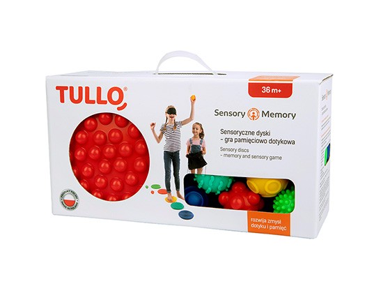 Tullo Sensory Memory Sensoryczne dyski gra pamięciowo-dotykowa 464AM