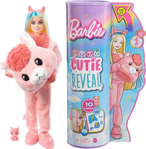 Mattel Barbie Cutie Reveal Lama Miś HJL56 HJL60
