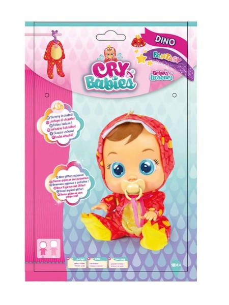 IMC Toys Cry Babies Ubranko dla Lalki Fantasy Dinuś 93706