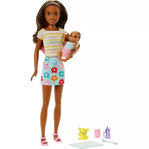 Mattel Barbie Opiekunka z Bobasem Cheri GRP10 HJY31