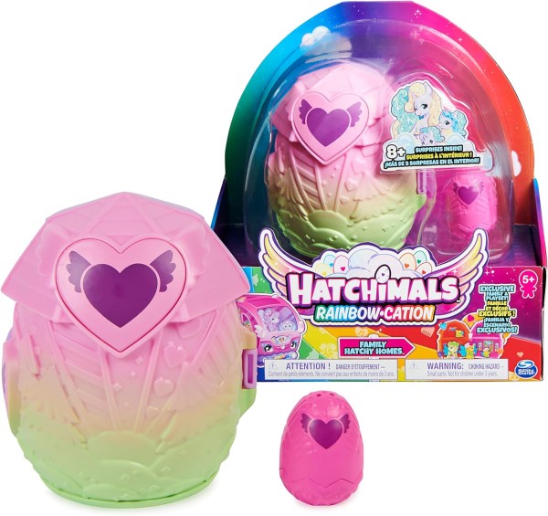 Spin Master Hatchimals Rainbowcation Mini Family Pack Hatchy Homes 6064442