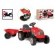 Smoby Traktor Czerwony z Przyczepą 76000033045 - zdjęcie nr 4