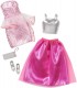Mattel Barbie Ubranka Pink & Silver CFY06 DNV36 - zdjęcie nr 1