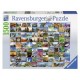 Ravensburger Puzzle 99 pięknych miejsc na Ziemi 1500 Elementów 163199 - zdjęcie nr 1