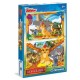 Clementoni Puzzle Superkit 2x30 el.+Memo+Domino SL Lion Guard 08212 - zdjęcie nr 1
