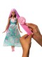 Mattel Barbie Księżniczka Kolorowe Fryzury Niebieska DWH41 DWH43 - zdjęcie nr 4