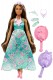 Mattel Barbie Księżniczka Kolorowe Fryzury Niebieska DWH41 DWH43 - zdjęcie nr 1