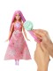 Mattel Barbie Księżniczka Kolorowe Fryzury Różowa DWH41 DWH42 - zdjęcie nr 4