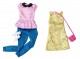 Mattel Barbie Lalka z Ubrankami Blue Violet Petite DTD96 DTF05 - zdjęcie nr 4