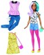 Mattel Barbie Lalka z Ubrankami Blue Violet Petite DTD96 DTF05 - zdjęcie nr 1