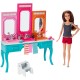 Mattel Barbie Lalka z Mebelkami Skipper i Toaletka DGX46 DGX44 - zdjęcie nr 1