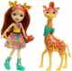 Mattel Enchantimals Lalka + Zwierzątko Gillian Giraffe FKY72 FKY74 - zdjęcie nr 1