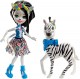 Mattel Enchantimals Lalka + Zwierzątko Zelena Zebra FKY72 FKY75 - zdjęcie nr 1