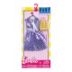 Mattel Barbie Modne Kreacje Fioletowo-srebrna Sukienka DTW51 DTW58 - zdjęcie nr 2