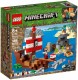Lego Klocki Minecraft Przygoda na statku pirackim 21152 - zdjęcie nr 1