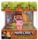 Mattel Minecraft Mini Figurka Steve na Świni FVH08 FVH09 - zdjęcie nr 2