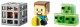 Mattel Minecraft 3-Pak: Steve na Roli, Spawnujący Pająk i Kostki Slime CGX24 DKD56 - zdjęcie nr 1