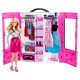 Mattel Barbie Garderoba Walizeczka Różowa + Lalka DPP72 DMT58 - zdjęcie nr 1