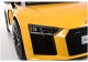 Auto Audi R8 Spyder Żółte na Akumulator - zdjęcie nr 12