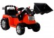 Traktor Koparka ZP1005 Czerwony na Akumulator - zdjęcie nr 3