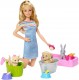 Mattel Barbie Kąpiel Zwierzątek Opiekunka FXH11 - zdjęcie nr 2