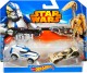 Mattel Hot Wheels Star Wars Samochodziki Dwupak Clone Trooper & Battle Droid CGX02 CGX07 - zdjęcie nr 1