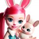 Mattel Enchantimals Duża Lalka + Zwierzątko Bree Bunny Króliczek FRH51 FRH52 - zdjęcie nr 2