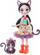 Mattel Enchantimals Lalka + Zwierzątko Ciesta Cat Kot FNH22 GJX40 - zdjęcie nr 1