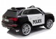 Auto Audi Q5 Policja Czarne na Akumulator - zdjęcie nr 5