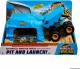 Mattel Hot Wheels Monster Trucks Mały Wyrzutnia Shark Wreak GKY01 GKY03 - zdjęcie nr 1