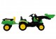 Traktor Herman z Przyczepą i Łyżką Zielony 165 cm - zdjęcie nr 17