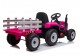 Traktor XMX611 Różowy Na Akumulator - zdjęcie nr 3