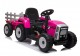 Traktor XMX611 Różowy Na Akumulator - zdjęcie nr 7