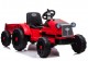 Traktor z Przyczepą CH9959 Czerwony Na Akumulator - zdjęcie nr 1