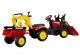 Traktor z Przyczepą i Łyżką Benson Czerwony Na Pedały - zdjęcie nr 2