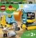 Lego Duplo Ciężarówka i koparka gąsienicowa 10931 - zdjęcie nr 1