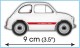 Cobi Klocki Samochód Fiat Abarth 595 24524 - zdjęcie nr 3
