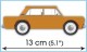 Cobi Klocki Samochód Polski Fiat 125p 24522 - zdjęcie nr 4