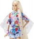 Mattel Barbie Extra Moda Lalka z Akcesoriami Blond Kwiatki HDJ45 - zdjęcie nr 3