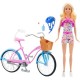 Mattel Barbie Lalka Na Rowerze Rower dla Barbie HBY28 - zdjęcie nr 1