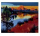 Obraz Malowanie po Numerkach i Haft Diamentowy 2 w 1 50x40 Jezioro w Górach - zdjęcie nr 1