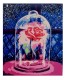Obraz Malowanie po Numerkach i Haft Diamentowy 2 w 1 50x40 Róża w Szkle - zdjęcie nr 1