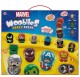 TM Toys Wooblies Marvel Fasolki Figurki Magnetyczne Arena + 2 Wyrzutnie + 4 Figurki WBM005 - zdjęcie nr 1