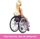 Mattel Lalka Barbie Fashionistas Na Wózku Strój w Kratkę HJT13 - zdjęcie nr 5