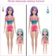Mattel Lalka Barbie Color Reveal Neon Tie-Dye Duży zestaw HCD29 - zdjęcie nr 4