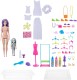 Mattel Lalka Barbie Color Reveal Neon Tie-Dye Duży zestaw HCD29 - zdjęcie nr 1