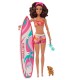 Mattel Barbie Lalka z Deską Surfingową HPL69 - zdjęcie nr 1