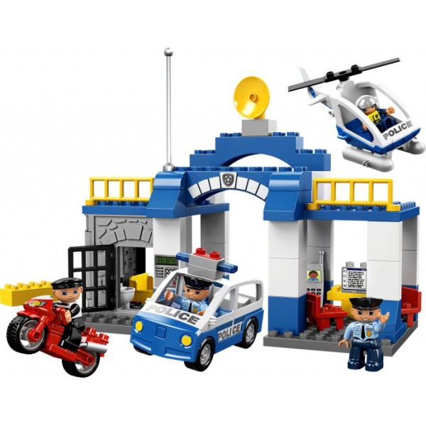Udfør is Secréte Klocki Lego Duplo Policja i Straż Posterunek Policji 5681 LEG5681 - GUGU  Zabawki