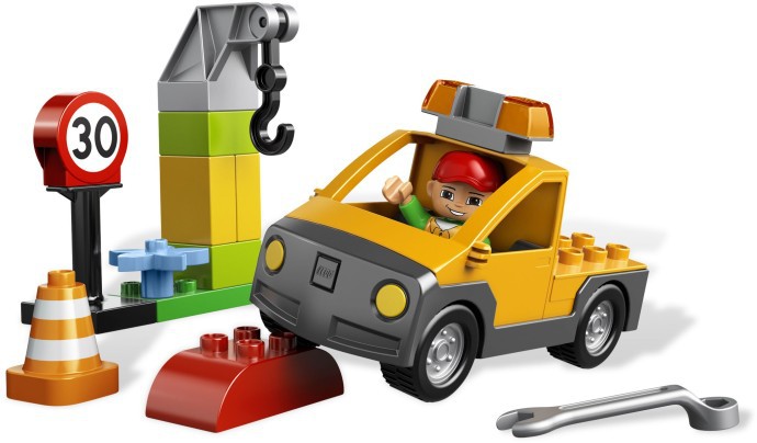 Klocki Lego Duplo Miasto Samochód Pomocy Drogowej 6146