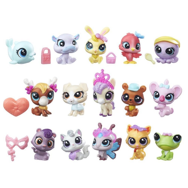 Hasbro Littlest Pet Shop Zestaw 15 figurek Miejska Moda B6625 B6627